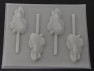209sp Meno Clown Fish Chocolate or Hard Candy Lollipop Mold